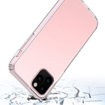 50Pcs/Pack Clear Acrylic + TPU Hybrid Back Case for iPhone 11 Pro 5.8 inch (2019)- Transparent