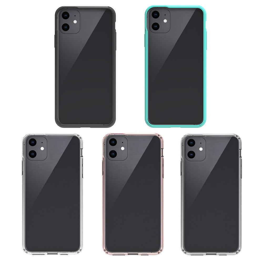 50Pcs/Pack Clear Acrylic + TPU Hybrid Phone Shell for iPhone 11 Pro Max 6.5 inch (2019)