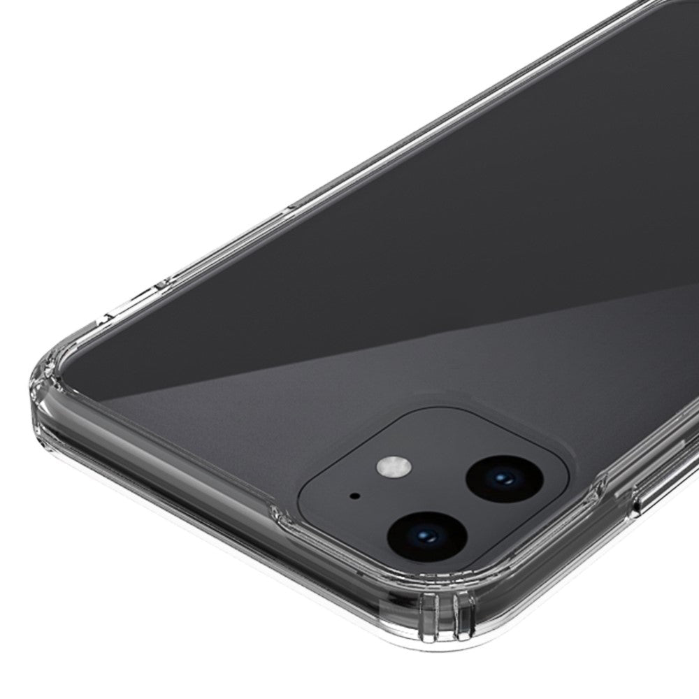 50Pcs/Pack Clear Acrylic + TPU Hybrid Phone Shell for iPhone 11 Pro Max 6.5 inch (2019)