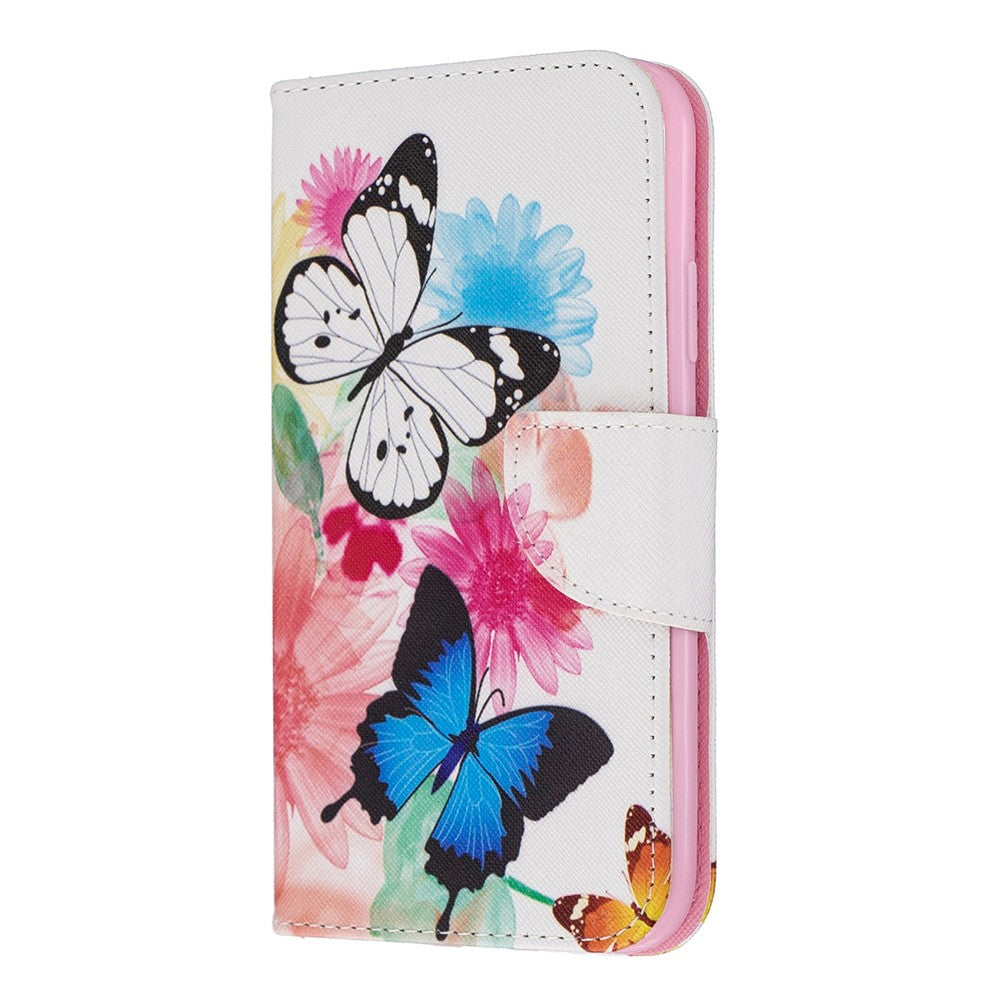 Printing Style Leather Wallet Phone Covering Case for iPhone 11 6.1 inch (2019)