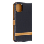 Jean Cloth PU Leather Phone Cover for iPhone 11 6.1 inch (2019)