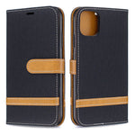 Jean Cloth PU Leather Phone Cover for iPhone 11 6.1 inch (2019)