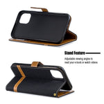 Jean Cloth PU Leather Phone Cover for iPhone 11 6.1 inch (2019)