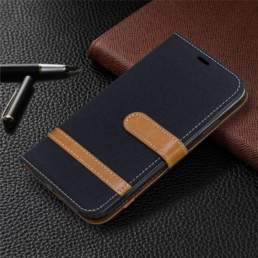 Jean Cloth PU Leather Phone Cover for iPhone 11 6.1 inch (2019)