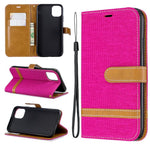 Jean Cloth PU Leather Phone Cover for iPhone 11 6.1 inch (2019)