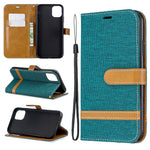 Jean Cloth PU Leather Phone Cover for iPhone 11 6.1 inch (2019)