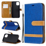 Jean Cloth PU Leather Phone Cover for iPhone 11 6.1 inch (2019)