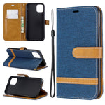 Jean Cloth PU Leather Phone Cover for iPhone 11 6.1 inch (2019)