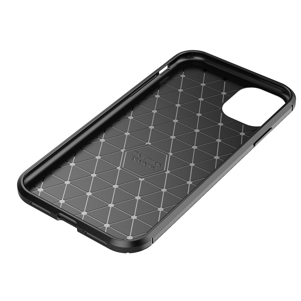Carbon Fiber Texture Drop-proof TPU Phone Case for iPhone 11 6.1 inch (2019)