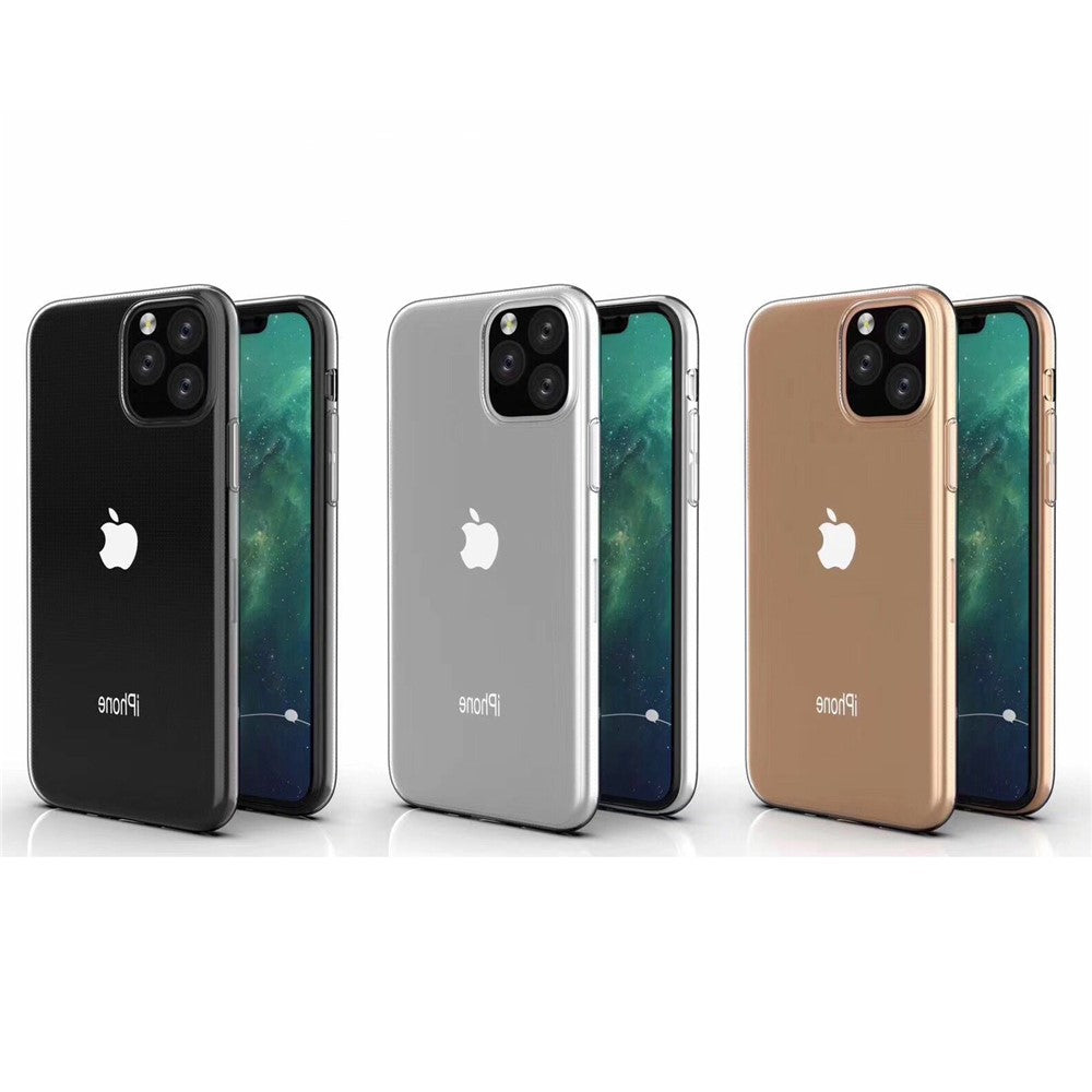 For iPhone 11 6.1 inch (2019) Soft TPU Phone Case Shockproof Protective Phone Back Cover Shell