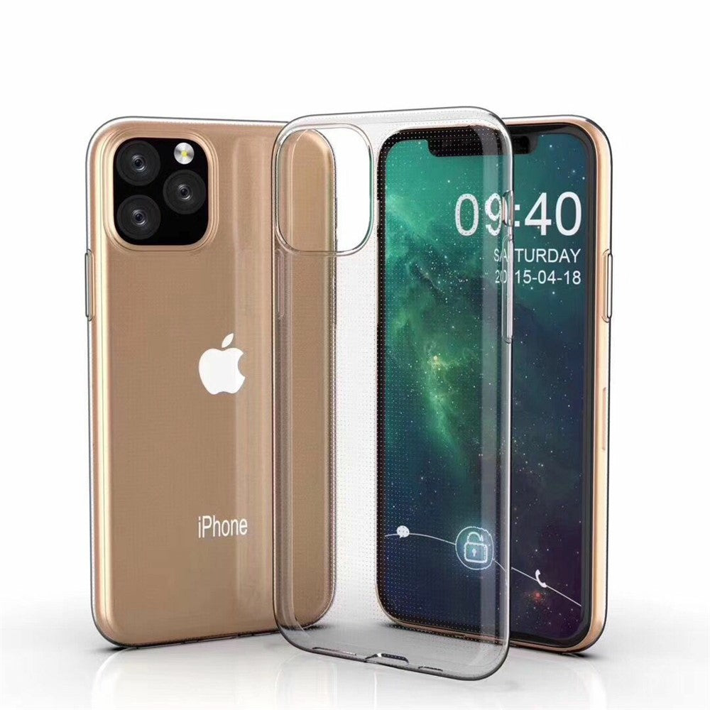 For iPhone 11 6.1 inch (2019) Soft TPU Phone Case Shockproof Protective Phone Back Cover Shell