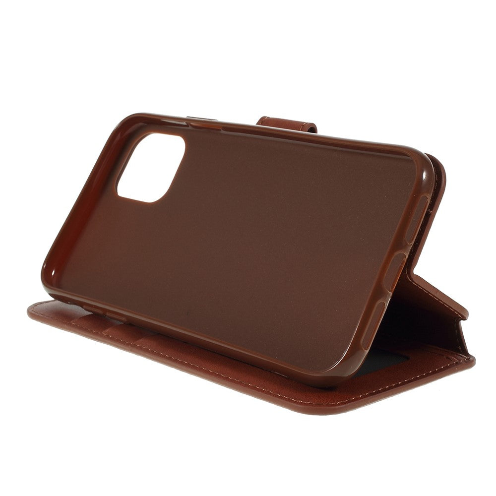 AZNS Leather Stand Phone Shell with Card Slots for iPhone 11 Pro 5.8 inch (2019)
