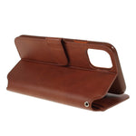 AZNS Leather Stand Phone Shell with Card Slots for iPhone 11 Pro 5.8 inch (2019)