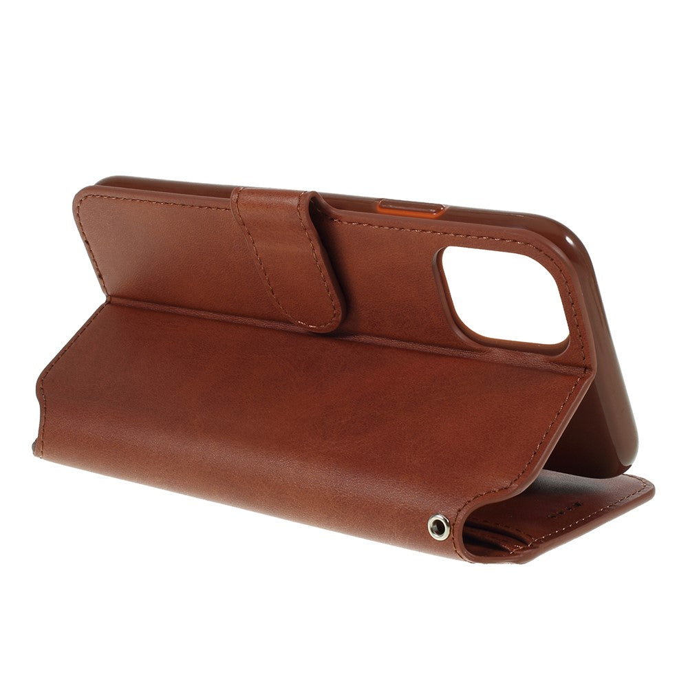 AZNS Leather Stand Phone Shell with Card Slots for iPhone 11 Pro 5.8 inch (2019)