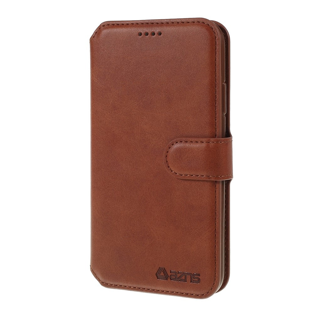 AZNS Leather Stand Phone Shell with Card Slots for iPhone 11 Pro 5.8 inch (2019)