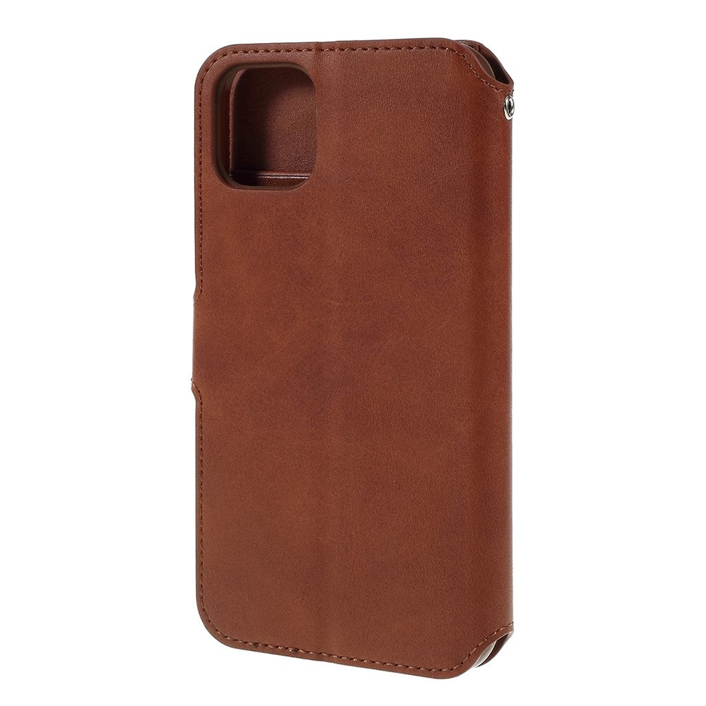 AZNS Leather Stand Phone Shell with Card Slots for iPhone 11 Pro 5.8 inch (2019)