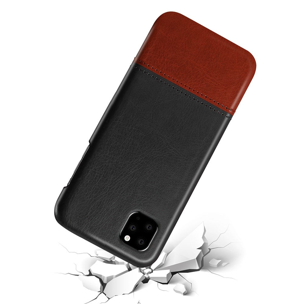 Bi-farvet PC + PU Læder Beskyttelsescover til iPhone 11 Pro 5,8 tommer (2019)