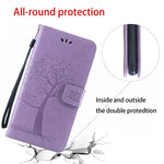Imprint Tree Owl Læderpung Etui til iPhone 11 Pro 5,8 tommer (2019)