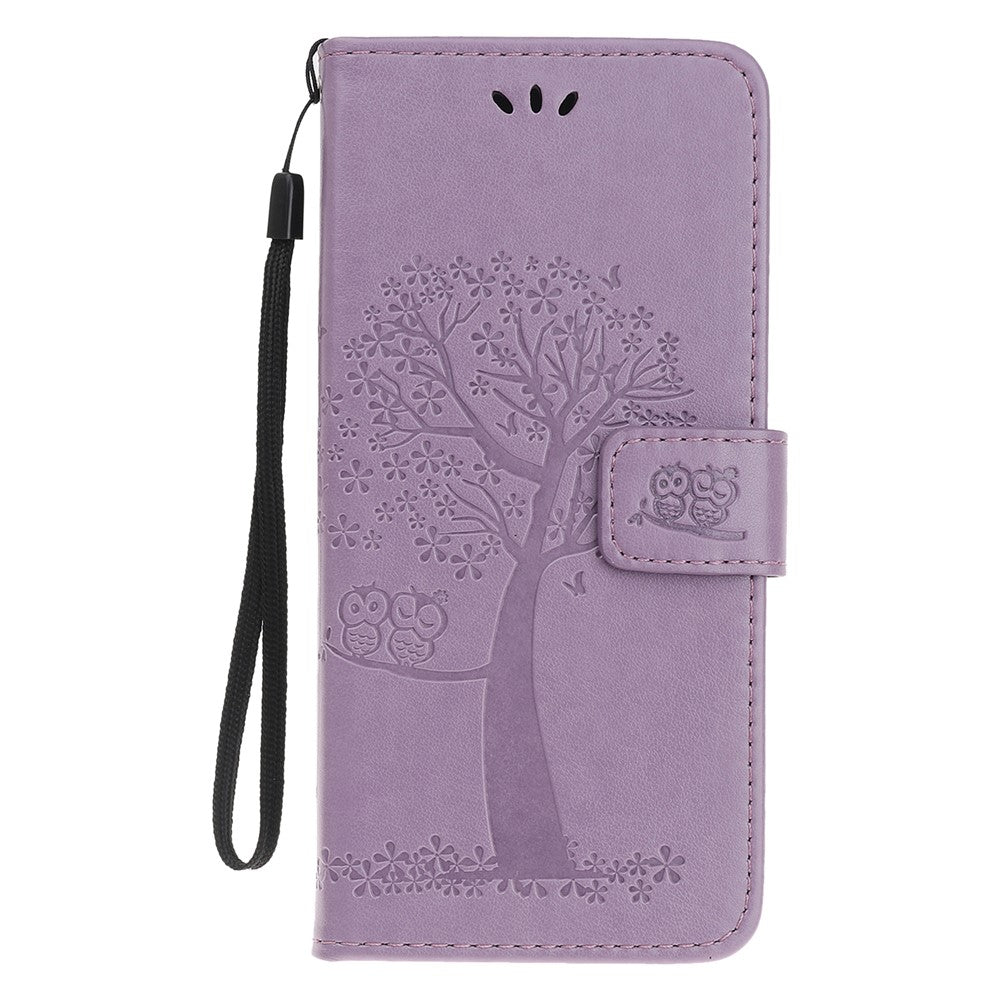 Imprint Tree Owl Læderpung Etui til iPhone 11 Pro 5,8 tommer (2019)