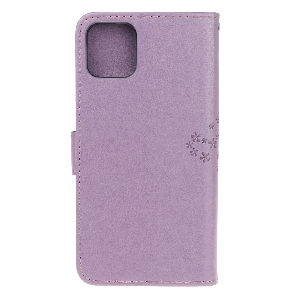 Imprint Tree Owl Læderpung Etui til iPhone 11 Pro 5,8 tommer (2019)
