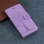 Imprint Tree Owl Læderpung Etui til iPhone 11 Pro 5,8 tommer (2019)