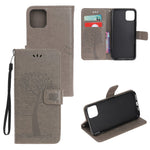 Imprint Tree Owl Læderpung Etui til iPhone 11 6.1 tommer (2019)