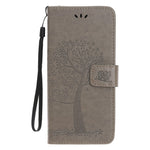 Imprint Tree Owl Læderpung Etui til iPhone 11 6.1 tommer (2019)