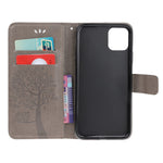 Imprint Tree Owl Læderpung Etui til iPhone 11 6.1 tommer (2019)