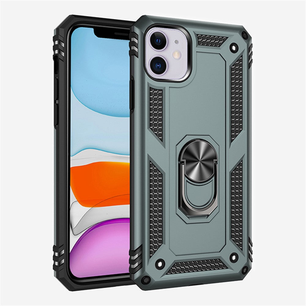 Hybrid PC TPU Kickstand Armor mobilskal för iPhone 11 6,1-tums (2019)