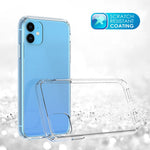 Clear Phone Case for iPhone 11 6.1-inch, Anti-scratch Acrylic + TPU Shockproof High Impact Protective Cover