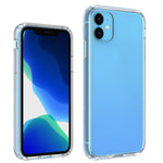 Clear Phone Case for iPhone 11 6.1-inch, Anti-scratch Acrylic + TPU Shockproof High Impact Protective Cover