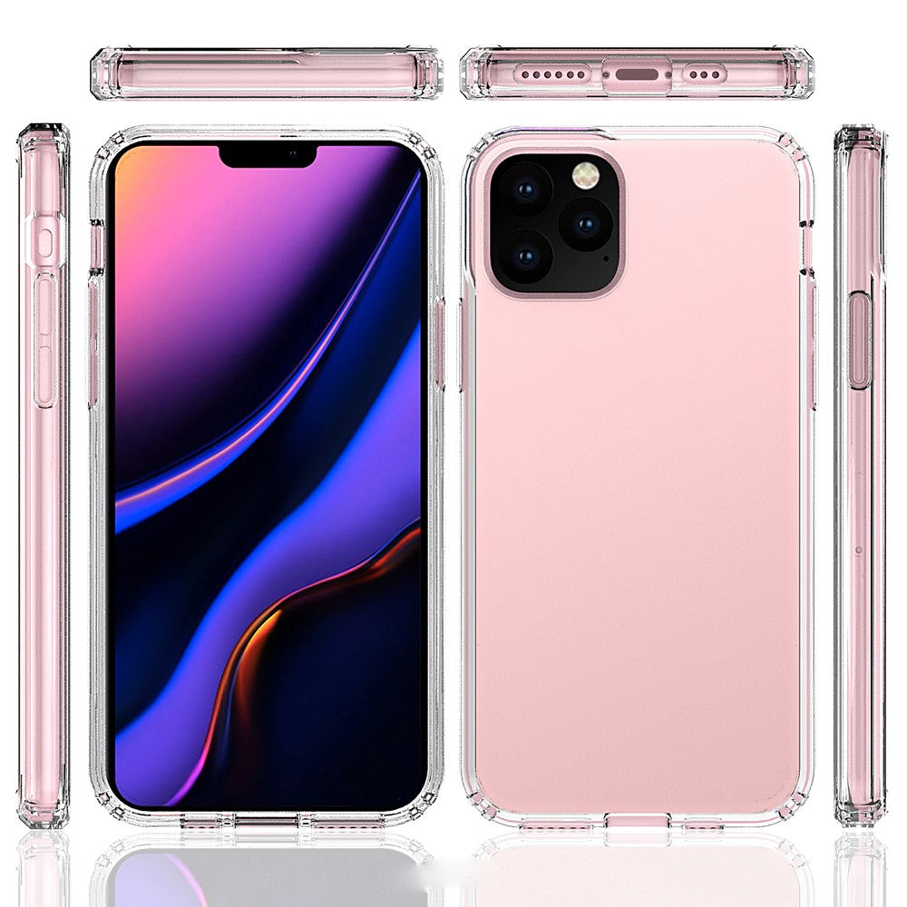 Clear Anti-scratch Acrylic + TPU Back Hybrid Shell for iPhone 11 Pro Max 6.5-inch (2019) / XS Max 6.5 inch