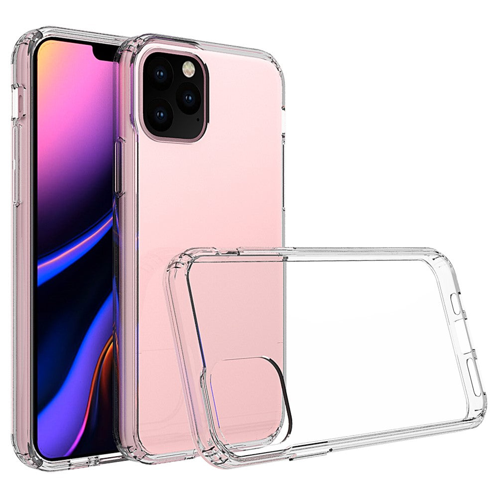Genomskinligt reptåligt hybridskal i akryl + TPU-baksida för iPhone 11 Pro 5,8 tum (2019)