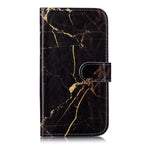 Mönstertryckt läderplånboksfodral för iPhone 11 6,1 tum (2019)