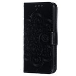 Imprint Mandala Flower Wallet Stand PU Leather Case for iPhone SE (2020)/SE (2022)/8/7 4.7 inch