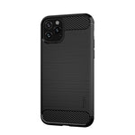MOFI Carbon Fiber Texture Brushed TPU Soft Phone Shell for iPhone 11 Pro 5.8 inch (2019)