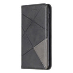 Auto-Absorbed Prismatic Texture Leather Phone Case Card Holder for Iphonese (2020) / SE (2022) / 8 / 7