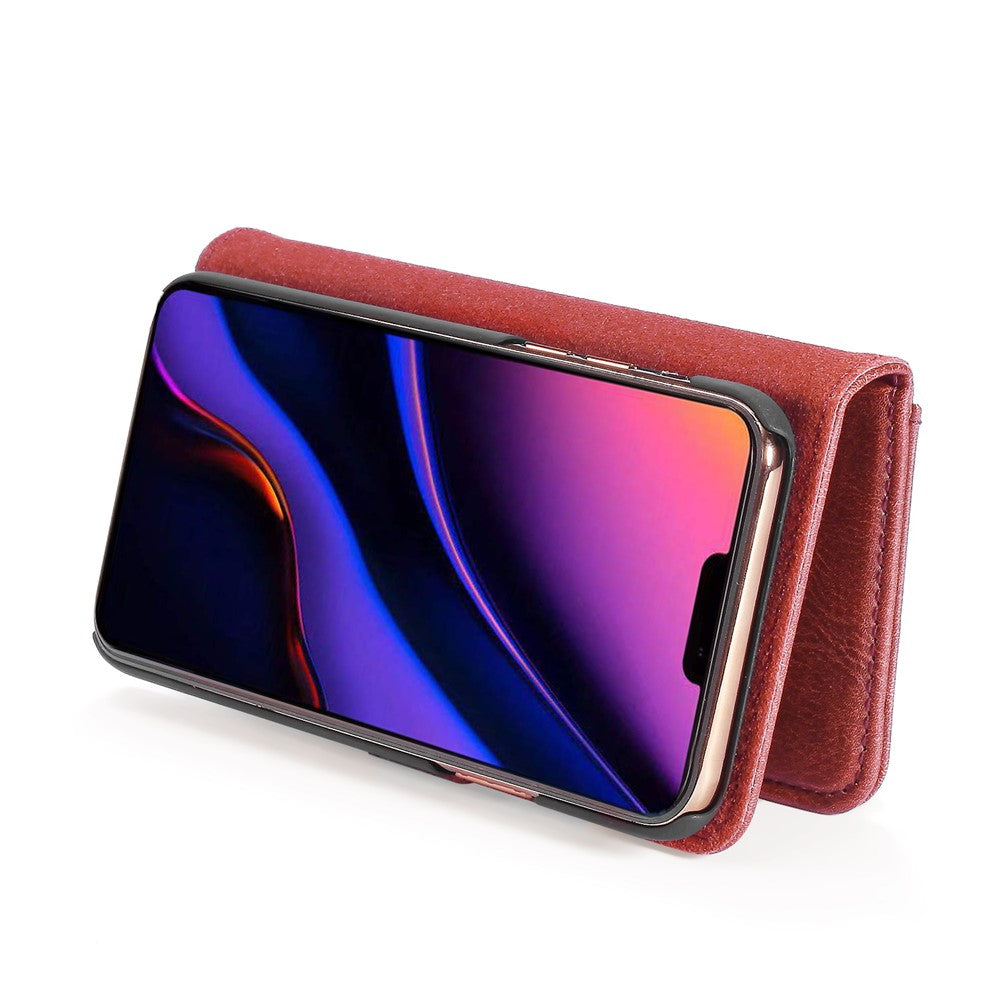 DG.MING Til iPhone 11 Pro Max 6,5 tommer (2019) Læderetui med Stand Cover