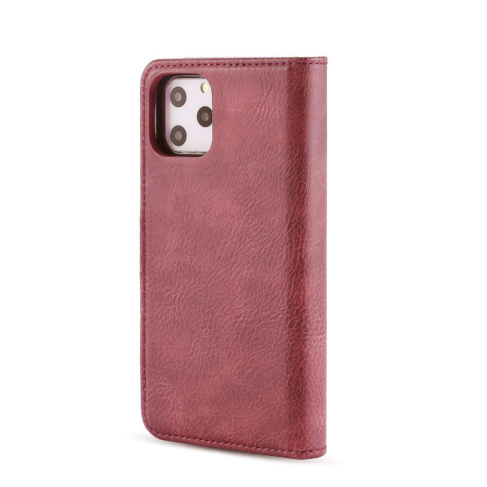 DG.MING Til iPhone 11 Pro Max 6,5 tommer (2019) Læderetui med Stand Cover