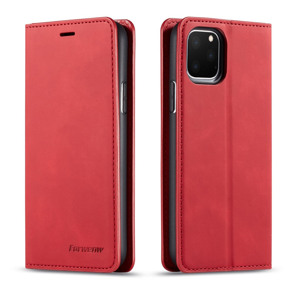 FORWENW Fantasy Series Silky Touch Læder Pung Telefonetui Cover til Apple iPhone 11 Pro 5,8 tommer (2019)