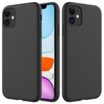 Anti-scratch Soft Liquid Silicone Phone Shell Mobile Phone Bag Case for iPhone 11 6.1 inch (2019)