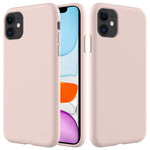 Anti-scratch Soft Liquid Silicone Phone Shell Mobile Phone Bag Case for iPhone 11 6.1 inch (2019)