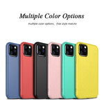 For iPhone 11 6.1 inch (2019) Starry Sky Series Wheat Straw Degradable Case Matte Texture Flexible TPU Protective Cover