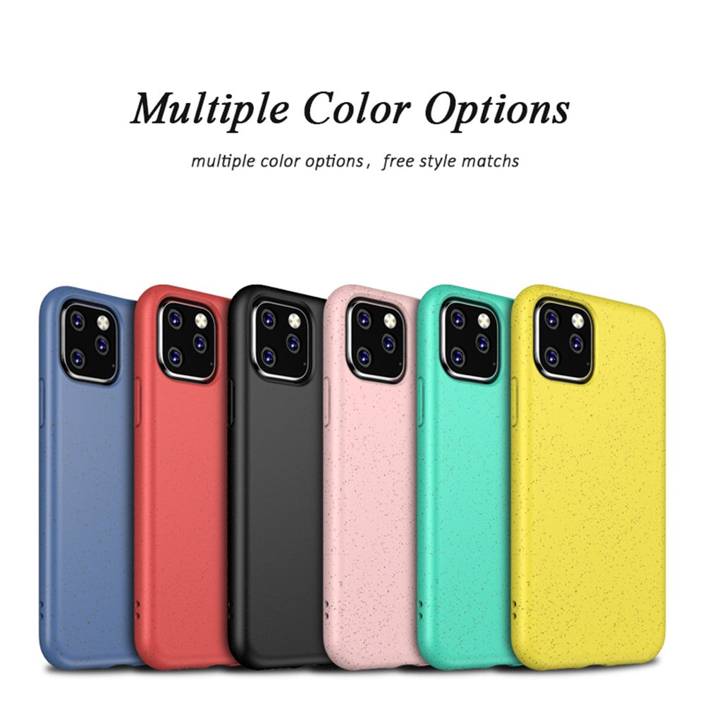 For iPhone 11 6.1 inch (2019) Starry Sky Series Wheat Straw Degradable Case Matte Texture Flexible TPU Protective Cover