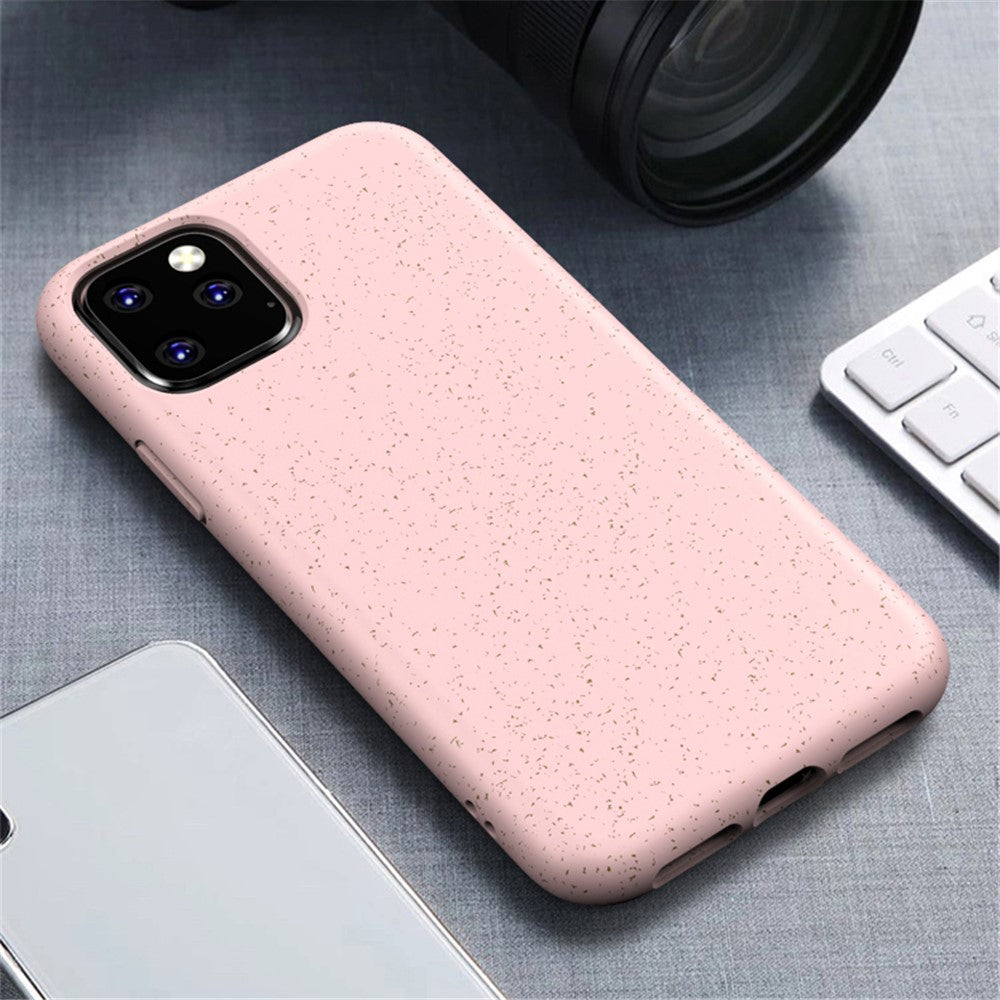 For iPhone 11 6.1 inch (2019) Starry Sky Series Wheat Straw Degradable Case Matte Texture Flexible TPU Protective Cover