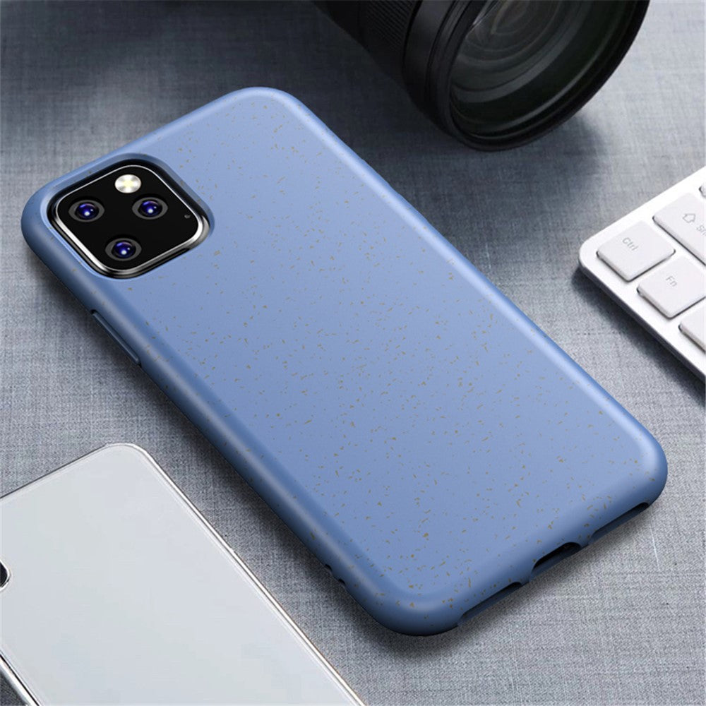 For iPhone 11 6.1 inch (2019) Starry Sky Series Wheat Straw Degradable Case Matte Texture Flexible TPU Protective Cover
