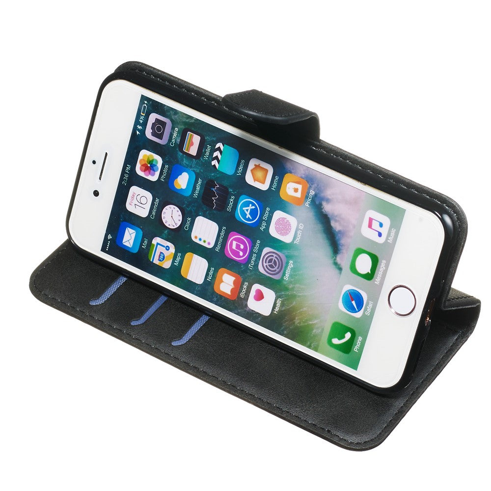 Kortholderpung Cover i PU-læder til iPhone SE (2020)/SE (2022)/8/7 4.7 tommer