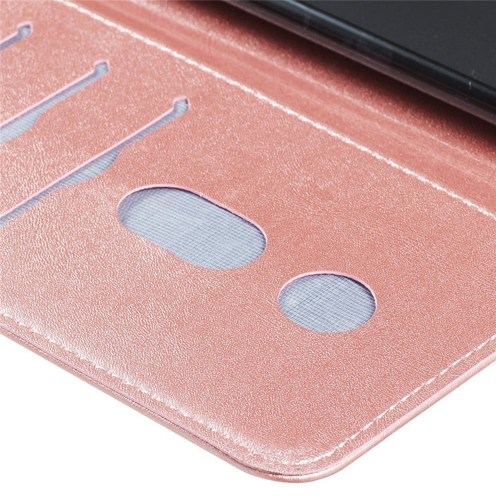 Zipper Pocket PU Leather Wallet Case for iPhone XS Max 6.5 inch