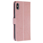 Zipper Pocket PU Leather Wallet Case for iPhone XS Max 6.5 inch