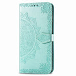 Embossed Mandala Flower Leather Wallet Stand Case for iPhone 11 6.1 inch (2019)